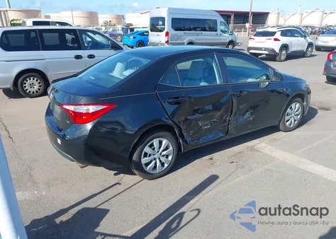 2016 Toyota Corolla Le из США, поврежденный, VIN 2T1BURHE6GC554323